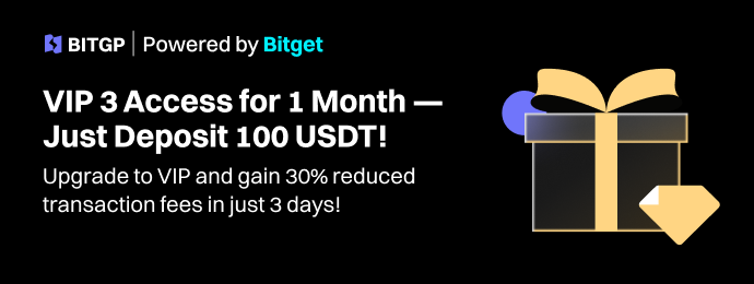 VIP Trial Registration: Deposit 100 USDT to get VIP 3 for 1 Month! image 0
