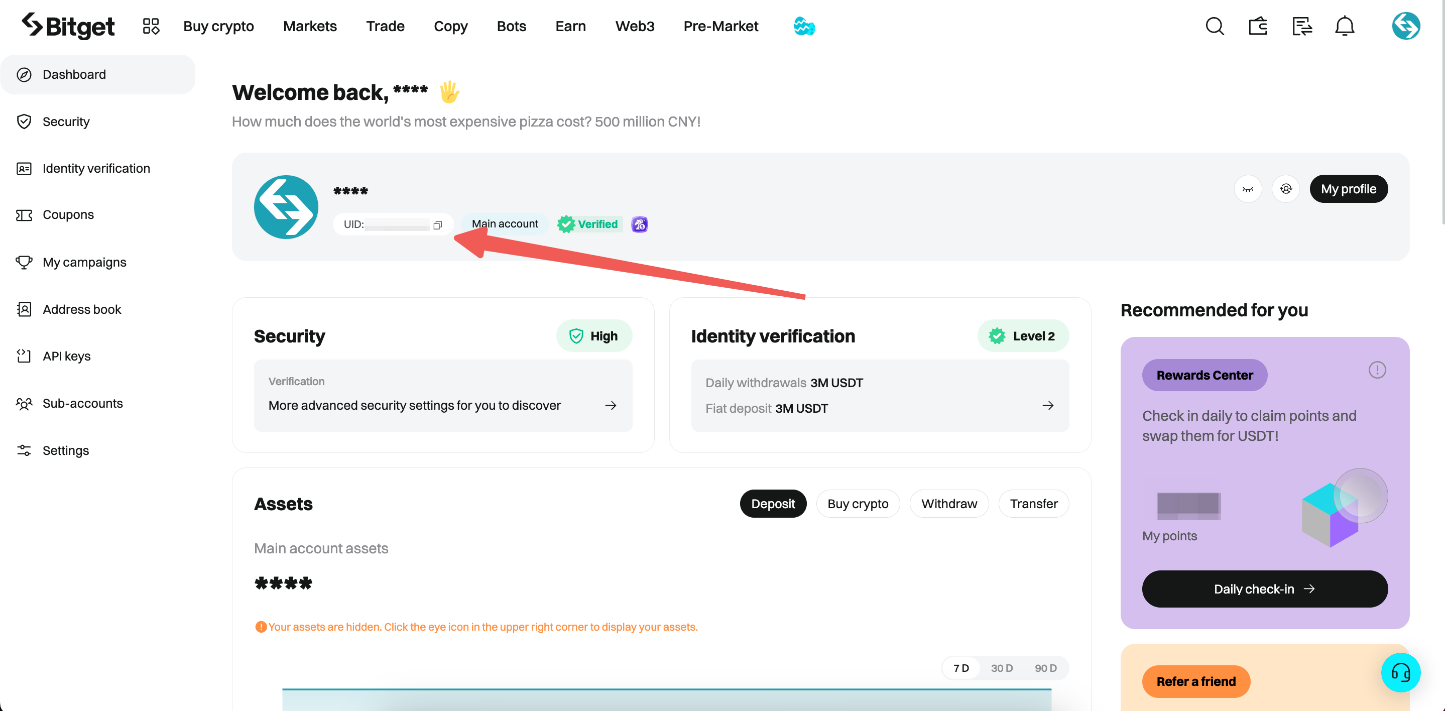 How to Check Your BITGP Account UID image 1