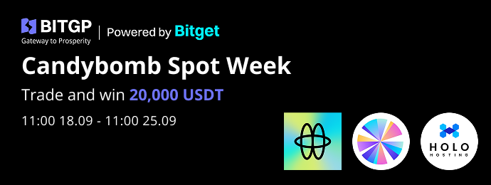 CandyBomb Spot Week: Trade to Win a Share of 20,000 USDT  image 0