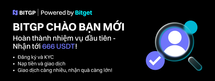 BITGP WELCOME MISSION — NHẬN TỚI 666 USDT! image 0