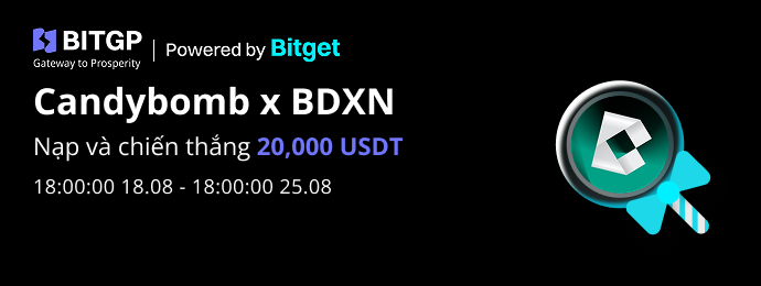 CandyBomb x BDXN: Nạp tiền để chiến thắng 20,000 USDT image 0