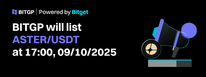 BITGP Listing: ASTER/USDT Now Officially Listed image 0
