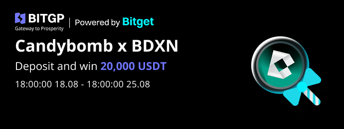 CandyBomb X BDXN: Deposit to Win a Share of 20,000 USDT  image 0
