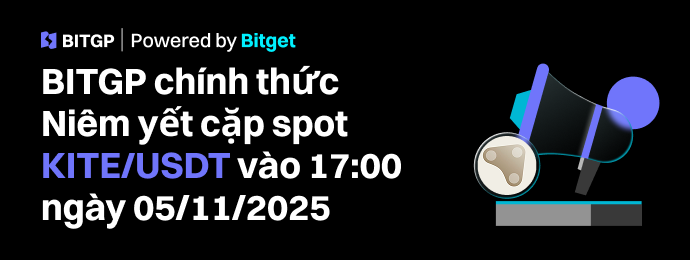 BITGP Niêm Yết Mới: KITE/USDT chính thức được niêm yết image 0
