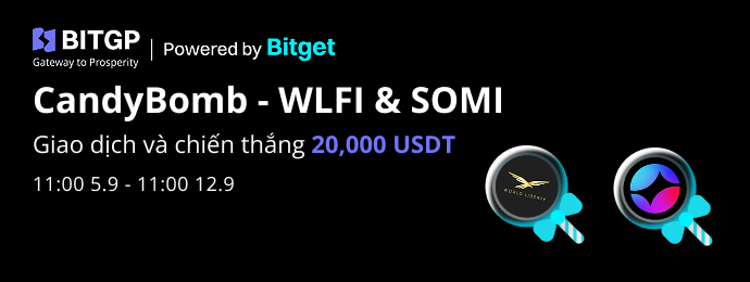 CandyBomb x SOMI & WLFI: Giao dịch để chiến thắng 20,000 USDT image 0