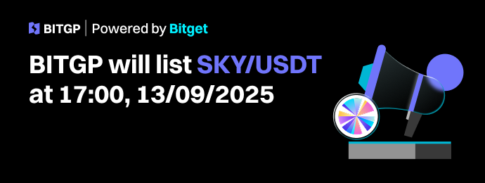 BITGP Listing: SKY/USDT Now Officially Listed image 0