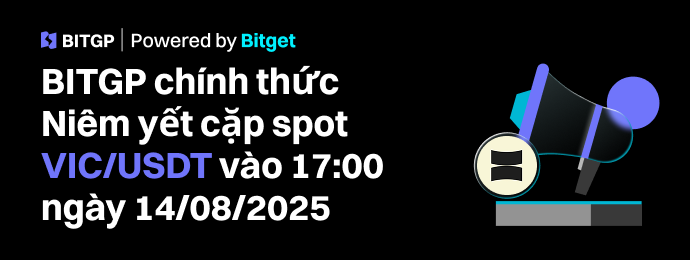 VIC/USDT chính thức được niêm yết ở BITGP image 0