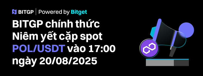 POL/USDT chính thức được niêm yết ở BITGP image 0