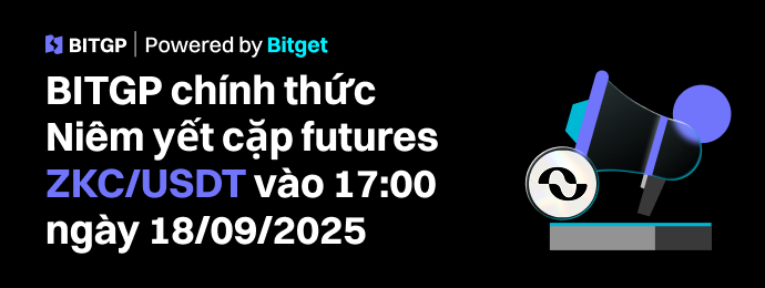 BITGP Niêm Yết Mới: ZKCUSDT chính thức được niêm yết image 0