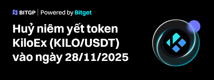 BITGP sẽ hủy niêm yết token spot KILO/USDT và các dịch vụ liên quan image 0