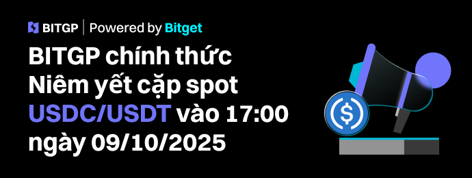 BITGP Niêm Yết Mới: USDC/USDT chính thức được niêm yết image 0