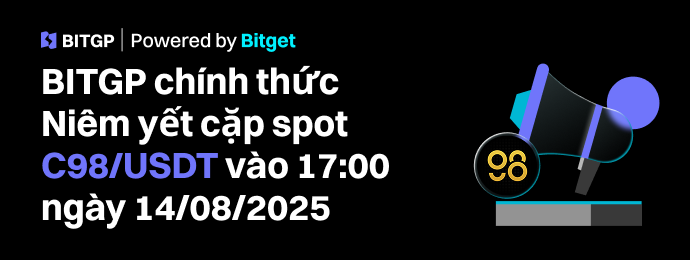 C98/USDT chính thức được niêm yết ở BITGP image 0