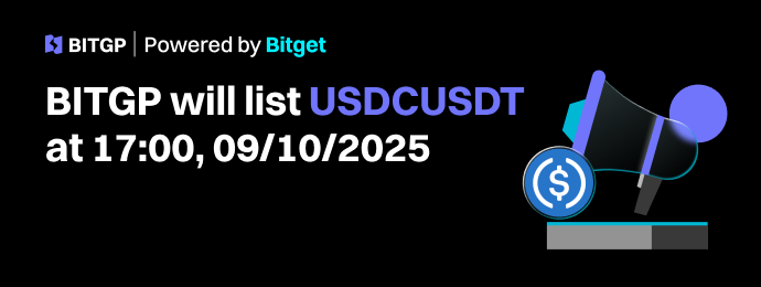 BITGP Listing: USDCUSDT Now Officially Listed image 0