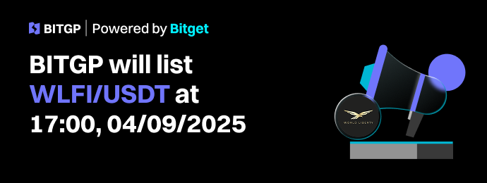 BITGP Listing: WLFI/USDT Now Officially Listed image 0