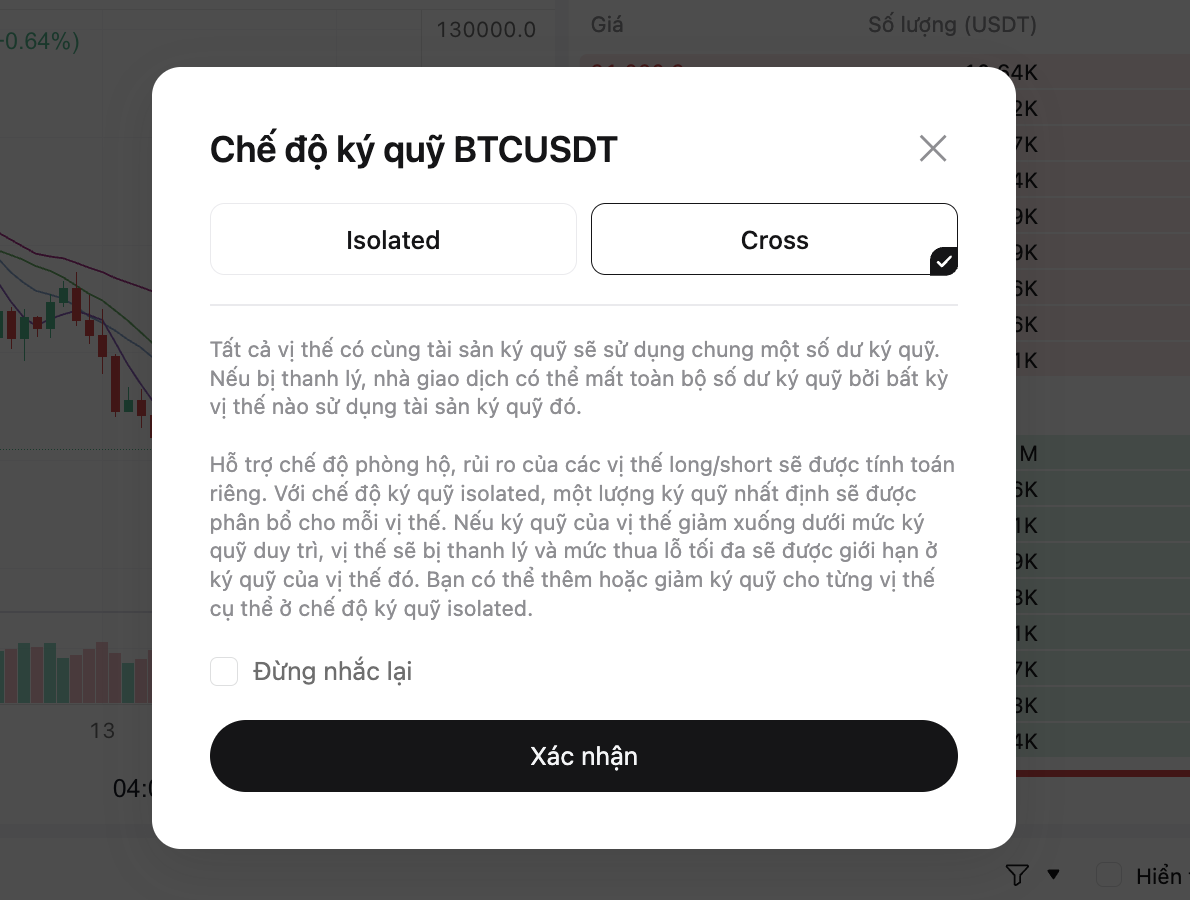 Hướng Dẫn Chuyển Chế Độ Cross Margin & Isolated Margin Trong Giao Dịch Futures image 1