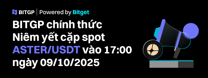 BITGP Niêm Yết Mới: ASTER/USDT chính thức được niêm yết image 0