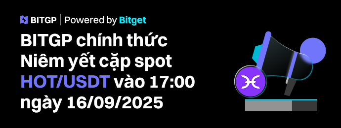 BITGP Niêm Yết Mới: HOT/USDT chính thức được niêm yết image 0