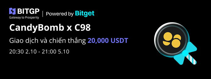 CandyBomb & C98: Giao dịch để chiến thắng 20,000 USDT image 0