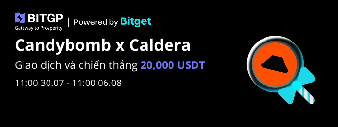 CandyBomb x Caldera: Giao dịch và chiến thắng 20,000 USDT! image 0