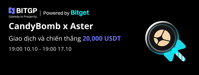 CandyBomb - ASTER: Giao dịch để chiến thắng 20,000 USDT image 0