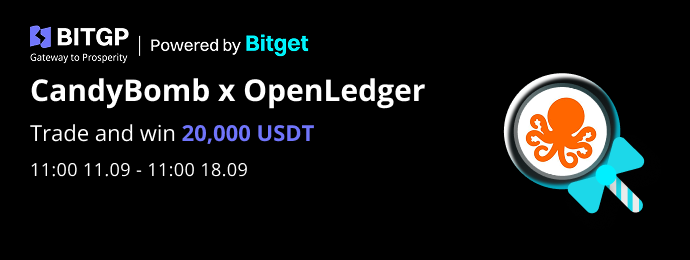 CandyBomb x OPENNEW: Trade to Win a Share of 20,000 USDT  image 0