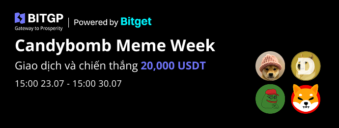 CandyBomb Meme Week: Giao dịch và chiến thắng 20,000 USDT! image 0