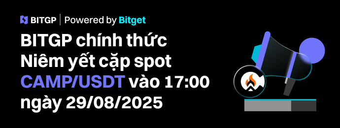 BITGP Niêm Yết Mới: CAMP/USDT chính thức được niêm yết image 0