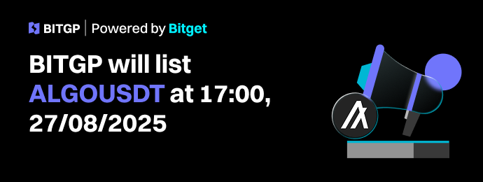 BITGP Listing: ALGOUSDT Now Officially Listed image 0