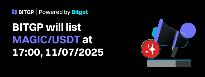 BITGP is excited to announce the official listing of MAGIC/USDT image 0
